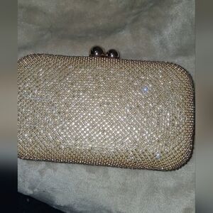 Goldtone Evening Bag